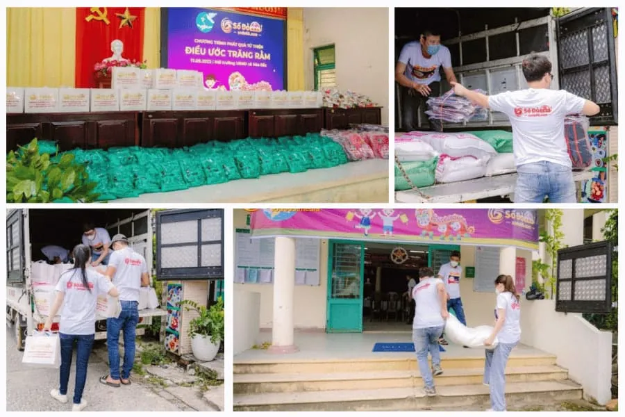 công tác chuẩn bị cho hoạt động thiện nguyện điều ước trung thu