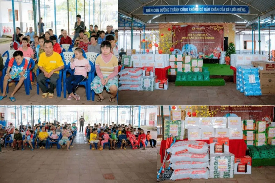 những phần quà của hoạt động tết gắn kết cùng sodo