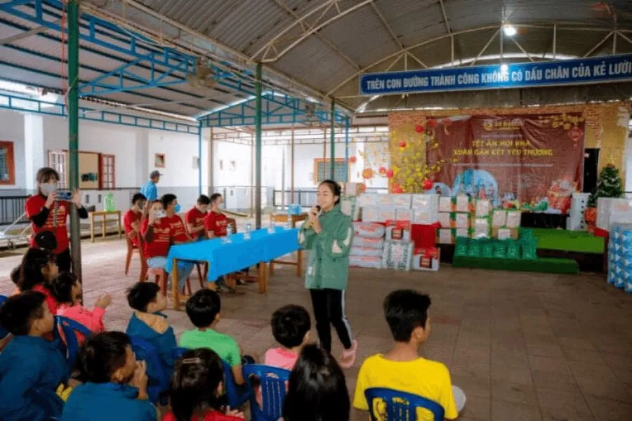 văn nghệ xuân của chương trình thiện nguyện tết gắn kết cùng sodo