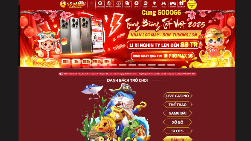 tham gia trải nghiệm sodo66